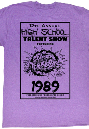 Purple Talent Show Bill and Ted's Excellent Adventure T-Shirt