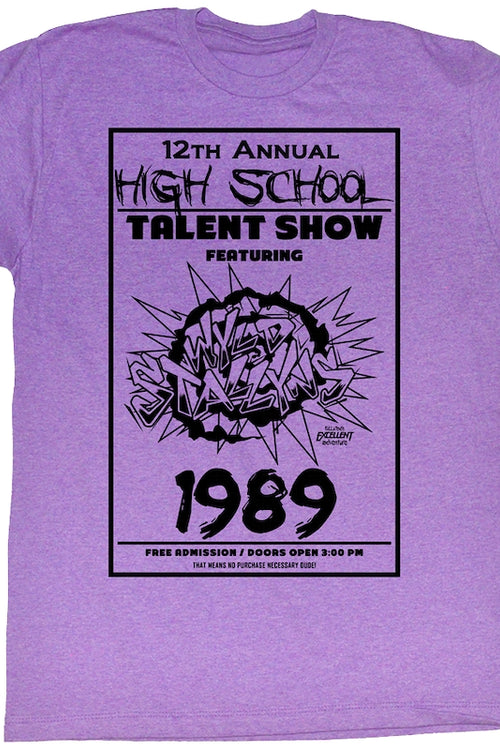 Purple Talent Show Bill and Ted's Excellent Adventure T-Shirtmain product image