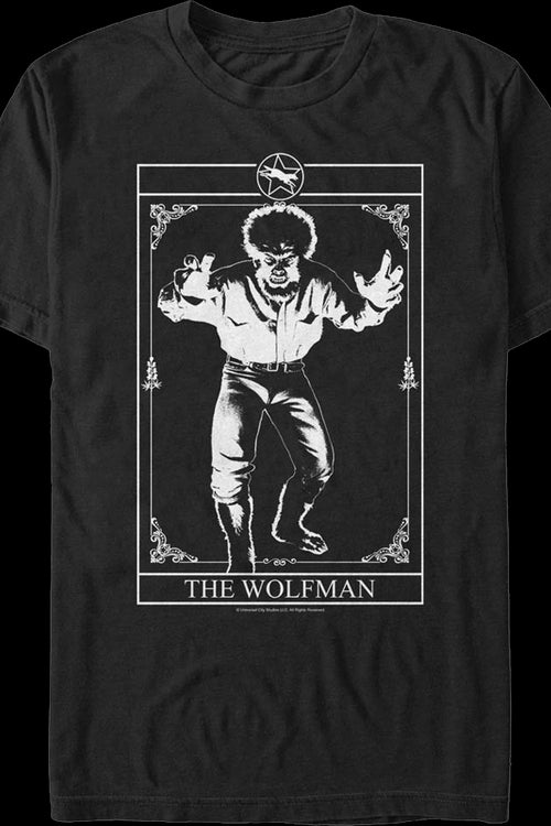 Tarot Card Wolf Man T-Shirtmain product image