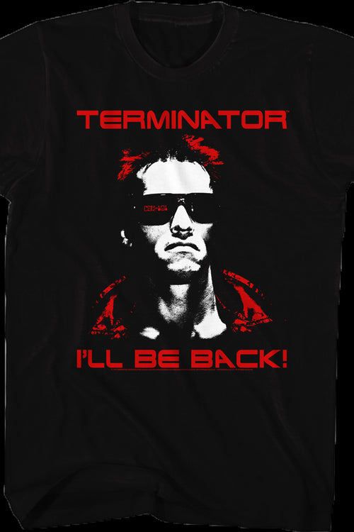 Terminator I'll Be Back T-Shirtmain product image