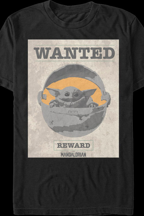 The Child Wanted Poster Star Wars The Mandalorian T-Shirtmain product image