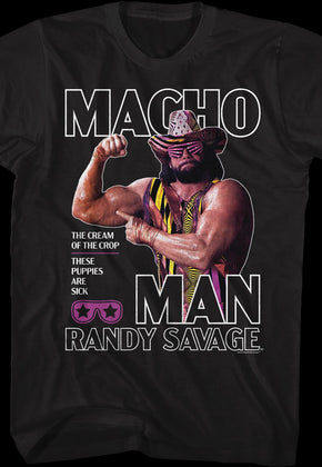 The Cream Of The Crop Flex Macho Man Randy Savage T-Shirt