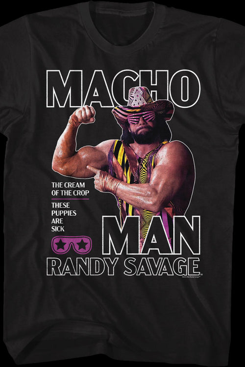 The Cream Of The Crop Flex Macho Man Randy Savage T-Shirtmain product image