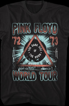 Distressed Darks Side of the Moon World Tour Pink Floyd T-Shirt