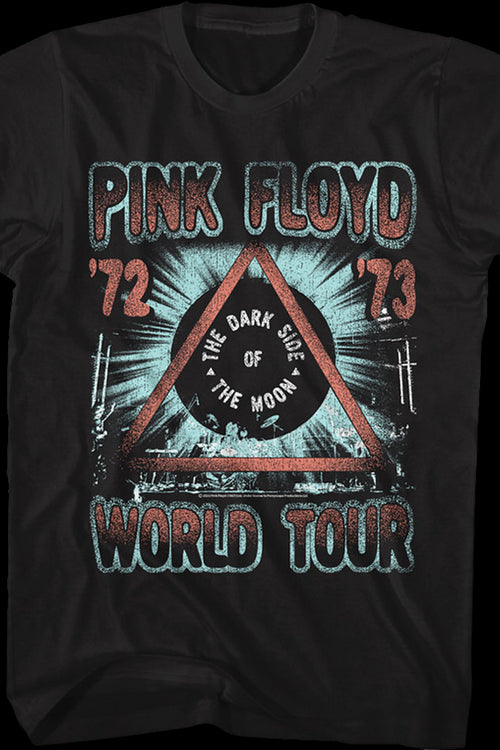 Distressed Darks Side of the Moon World Tour Pink Floyd T-Shirtmain product image