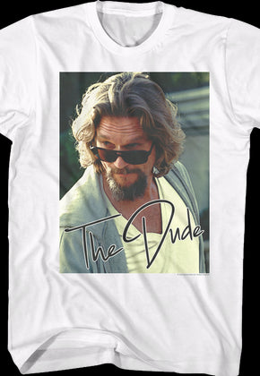 The Dude Autograph Big Lebowski T-Shirt