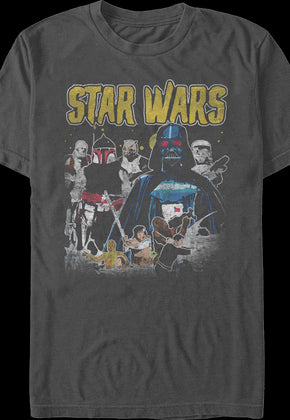 The Empire Strikes Back Collage Star Wars T-Shirt
