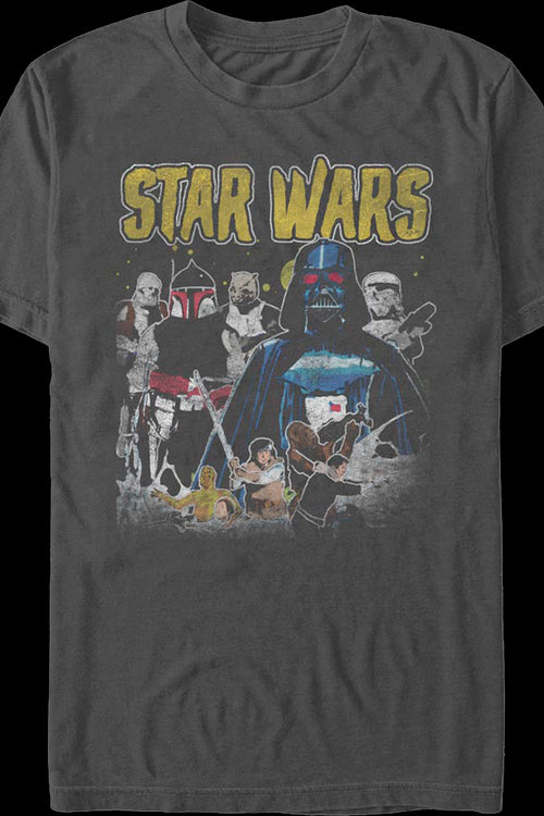The Empire Strikes Back Collage Star Wars T-Shirtmain product image