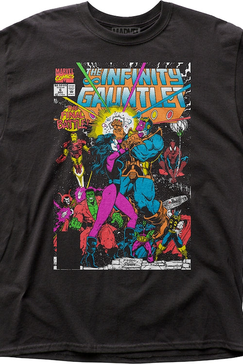 The Final Confrontation Infinity Gauntlet Marvel Comics T-Shirtmain product image