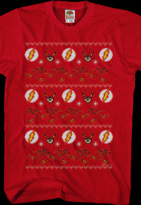 The Flash Ugly Faux Knit DC Comics T-Shirt