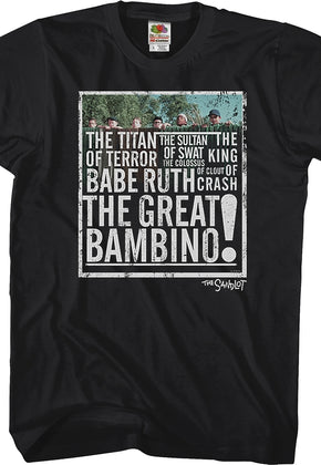 The Great Bambino Sandlot T-Shirt