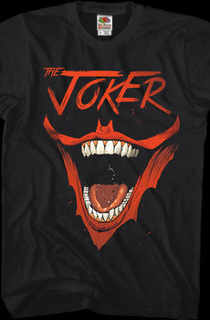 The Joker Bat-Shaped Smile DC Comics T-Shirt
