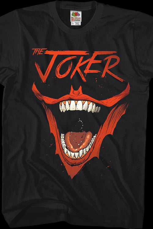 The Joker Bat-Shaped Smile DC Comics T-Shirtmain product image