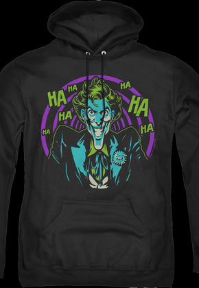 The Joker Spiraling Laughter DC Comics Hoodie