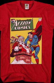The Man Who Hated Christmas Superman T-Shirt