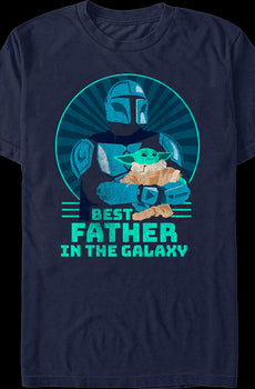 The Mandalorian Best Father In The Galaxy Star Wars T-Shirt