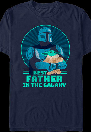 The Mandalorian Best Father In The Galaxy Star Wars T-Shirt