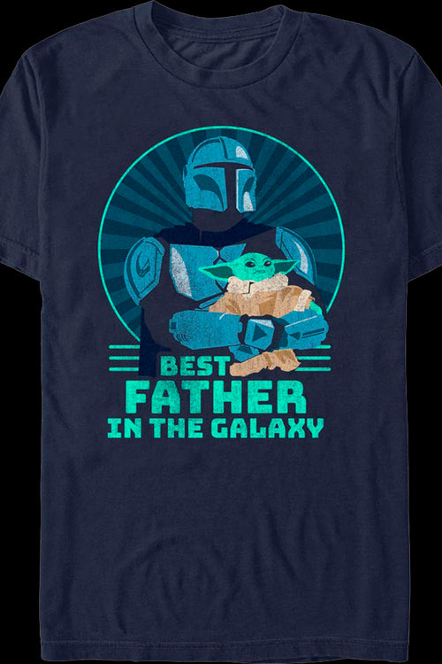 The Mandalorian Best Father In The Galaxy Star Wars T-Shirtmain product image