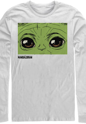 The Mandalorian Child's Eyes Star Wars Long Sleeve Shirt
