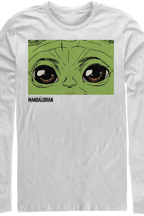 The Mandalorian Child's Eyes Star Wars Long Sleeve Shirtmain product image