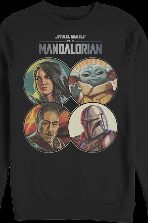 The Mandalorian Coin Collage Star Wars Sweatshirtmain product image