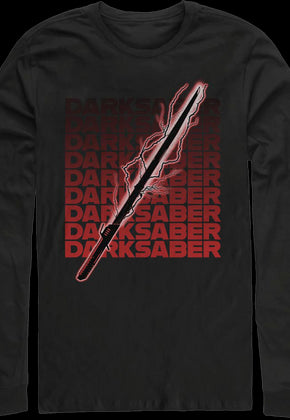 The Mandalorian Electrical Darksaber Star Wars Long Sleeve Shirt