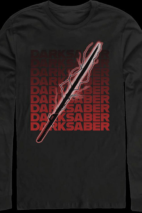 The Mandalorian Electrical Darksaber Star Wars Long Sleeve Shirtmain product image