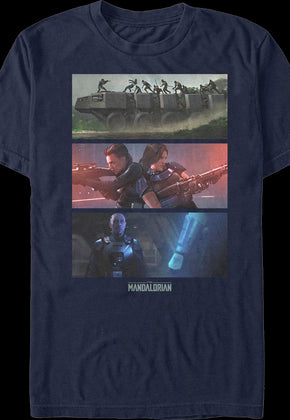 The Mandalorian Panels Star Wars T-Shirt
