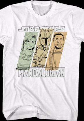 The Mandalorian Sketches Star Wars T-Shirt