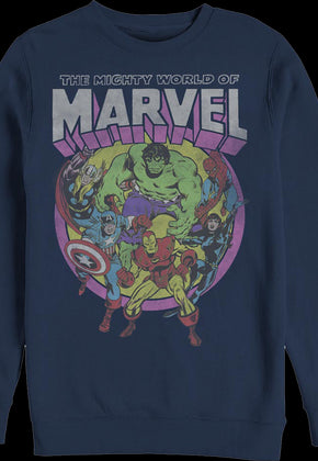 The Mighty World Of Marvel Sweatshirt