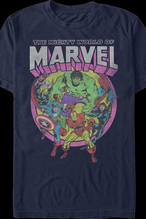 The Mighty World Of Marvel T-Shirtmain product image