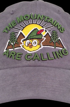 The Mountains Are Calling Woodsy Owl Adjustable Hat