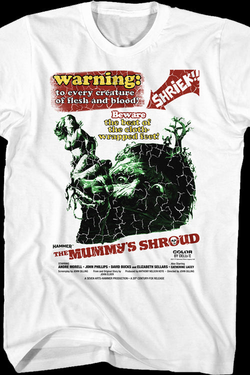 The Mummy's Shroud Poster Hammer Films T-Shirtmain product image