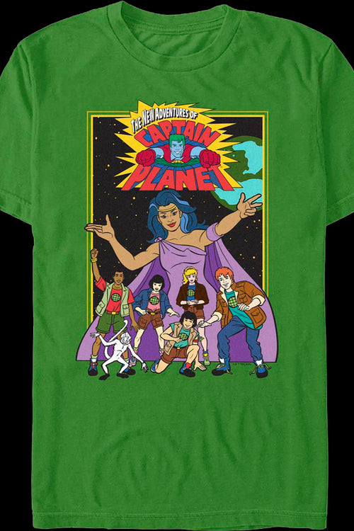 The New Adventures Of Captain Planet T-Shirtmain product image