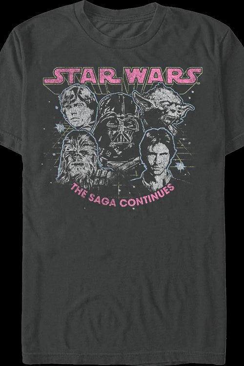 The Saga Continues Star Wars T-Shirtmain product image