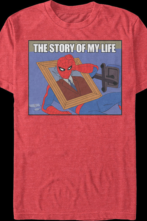 The Story Of My Life Spider-Man T-Shirtmain product image