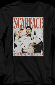 The World Is Yours Scarface Long Sleeve Shirt