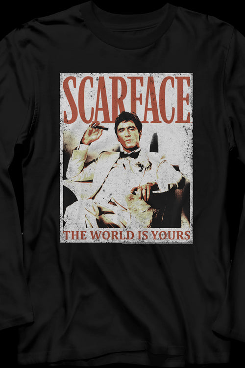 The World Is Yours Scarface Long Sleeve Shirtmain product image