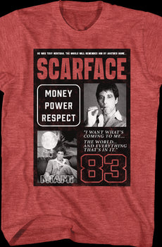 The World Will Remember Scarface T-Shirt