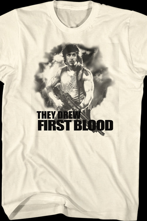 They Drew First Blood Rambo T-Shirtmain product image