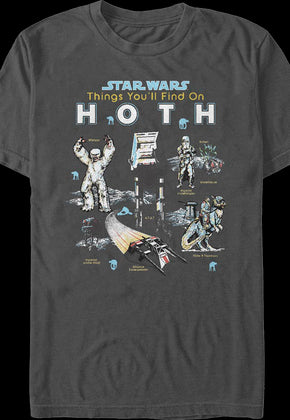 Things You'll Find On Hoth Star Wars T-Shirt