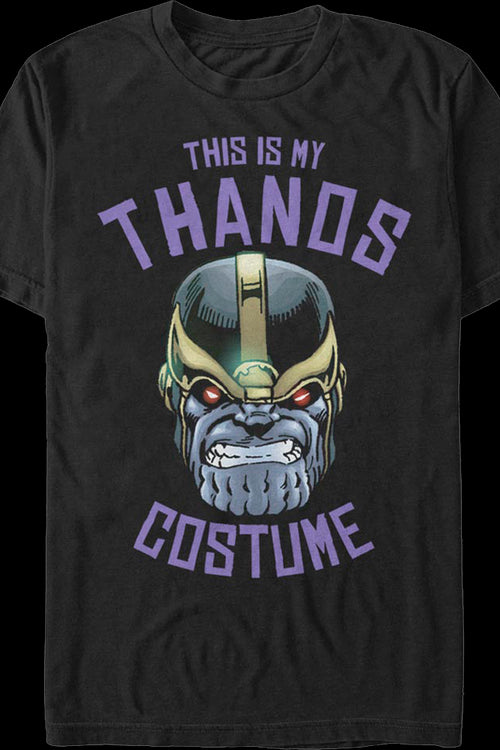 This Is My Thanos Costume Marvel Comics T-Shirtmain product image