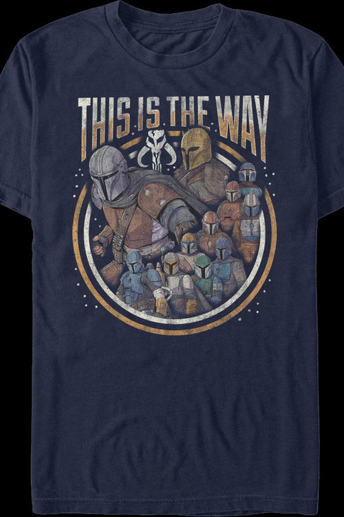 This Is The Way Collage Star Wars The Mandalorian T-Shirtmain product image
