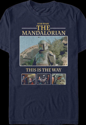 This Is The Way Collage The Mandalorian Star Wars T-Shirt