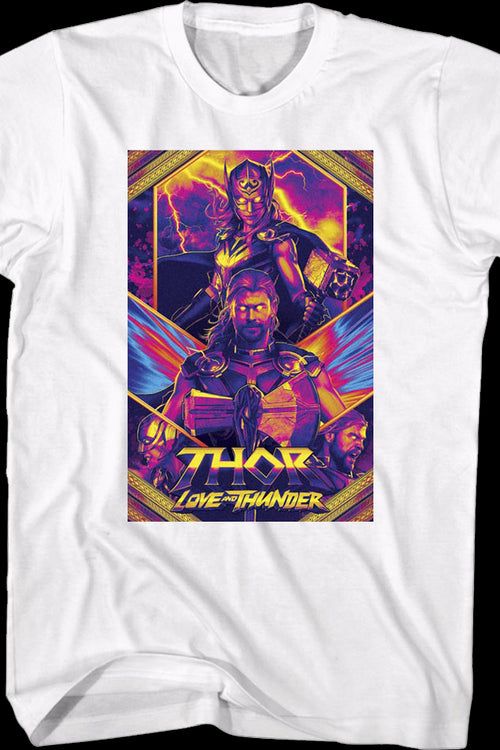 Thor Love And Thunder Poster Marvel Comics T-Shirtmain product image