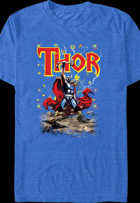 Thor Space Pose Marvel Comics T-Shirt