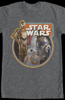 Three Droids Star Wars T-Shirt