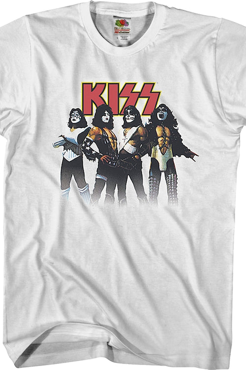 Throwback Pose KISS T-Shirtmain product image