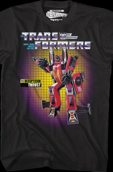 Thrust Box Art Transformers T-Shirt