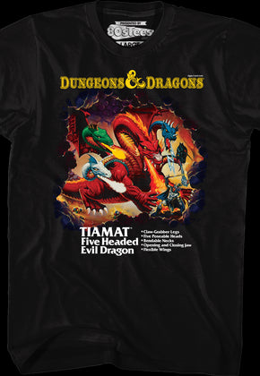Tiamat Box Art Dungeons & Dragons T-Shirt